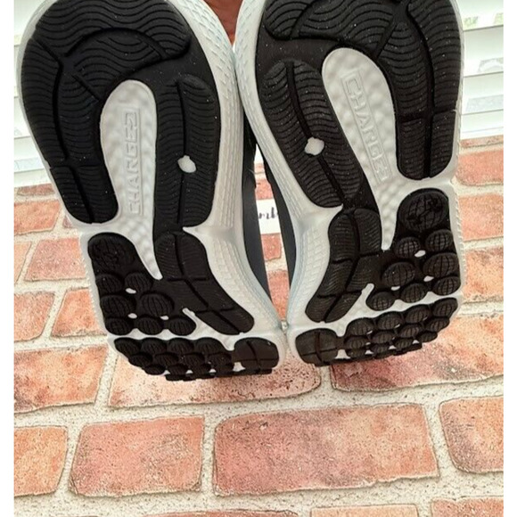 Under Armour Charged Assert 10- Men's Size 11 Gray Gravel Lime Running Shoes New - Picture 10 of 12